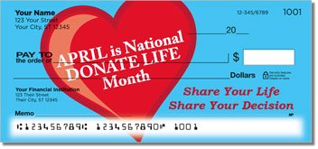 Organ Donation Personalized Checks