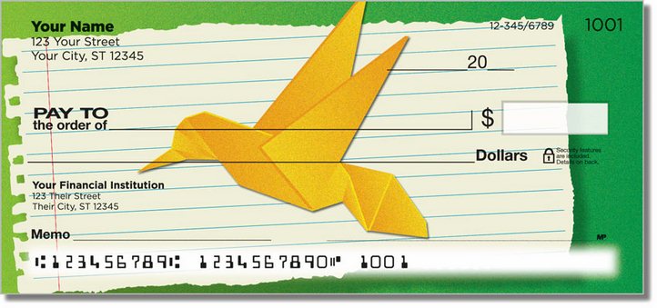 Origami Personal Checks