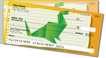 Origami Side Tear Design Checks