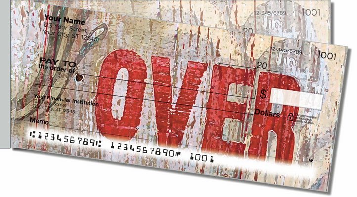 Over and Under Side Tear Personal Checks
