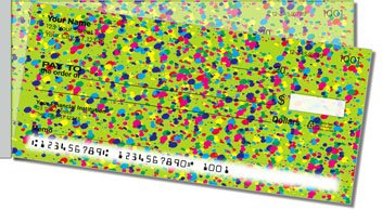 Paint Splatter Side Tear Design Checks
