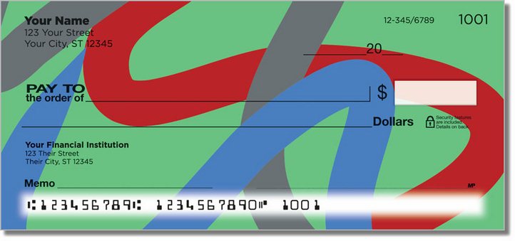 Paint Strokes Personal Checks