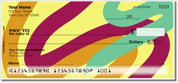 Paint Strokes Personalized Checks