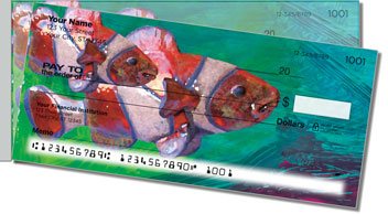 Painted Clown Fish Side Tear Personalized Checks