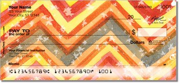 Painted Pattern Personalized Checks
