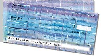 Painted Tile Side Tear Personalized Checks
