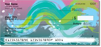 Painted Wave Design Checks
