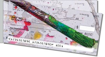 Painters Palette Side Tear Design Checks