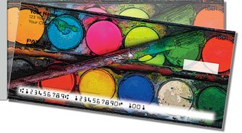 Painters Palette Side Tear Personalized Checks