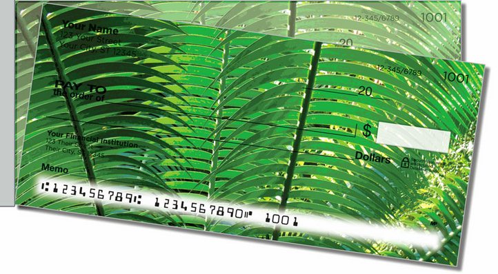 Palm Branch Side Tear Personal Checks