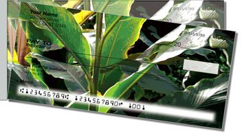 Palm Branch Side Tear Personalized Checks