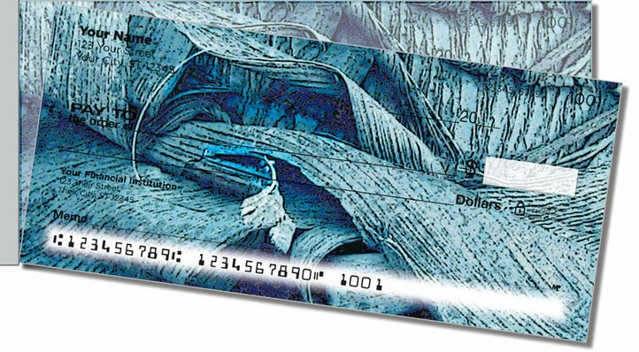 Palm Leaves Side Tear Personal Checks