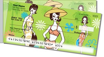 Palm Springs Mod Side Tear Design Checks