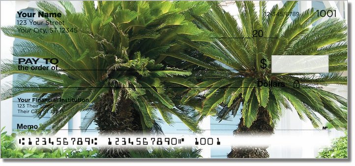 Palm Tree Personal Checks