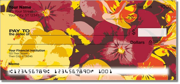 Pansy Personal Checks