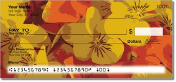 Pansy Personalized Checks