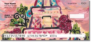 Paris Romance Personalized Checks