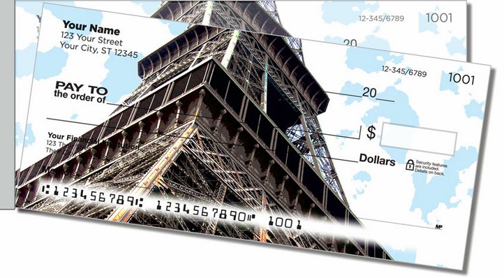 Paris Side Tear Personal Checks