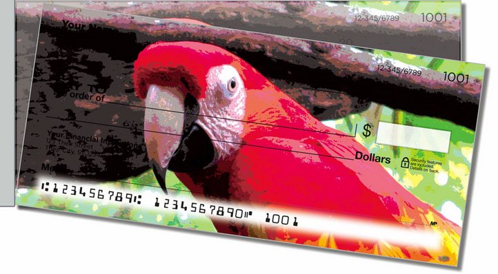 Parrot Side Tear Personal Checks