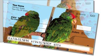 Parrot Side Tear Personalized Checks