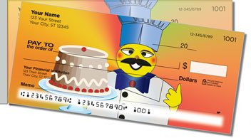 Party Chef Side Tear Design Checks