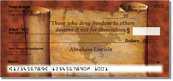 Patriotic Quote Design Checks