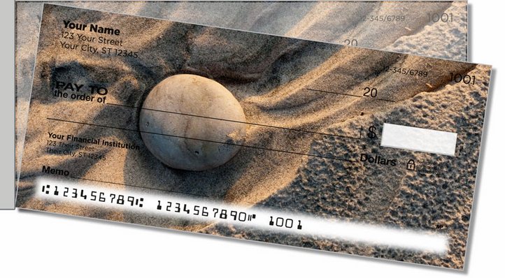 Patterns in the Sand Side Tear Personal Checks