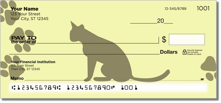 Paw Print Personal Checks