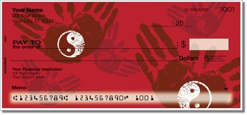 Peace and Love Personalized Checks