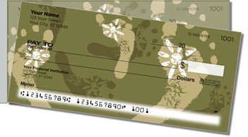 Peace and Love Side Tear Design Checks