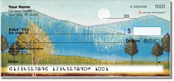 Peaceful Art Personalized Checks