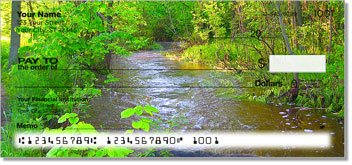 Peaceful River Personalized Checks