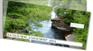 Peaceful River Side Tear Design Checks