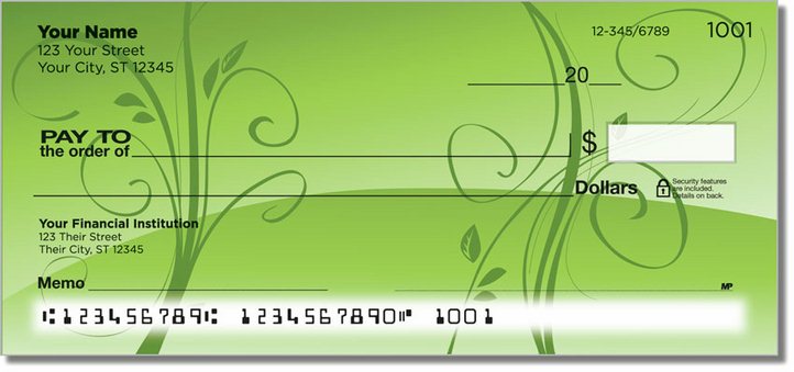 Peaceful Vine Personal Checks