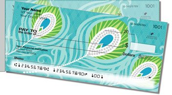 Peacock Feathers Side Tear Checks