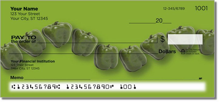 Pepper String Personal Checks