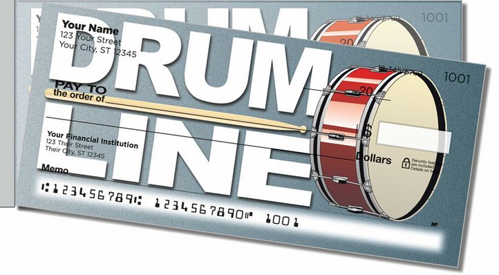 Percussion Side Tear Personal Checks