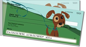 Perky Puppy Side Tear Design Checks