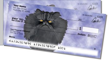 Persian Cat Side Tear Design Checks