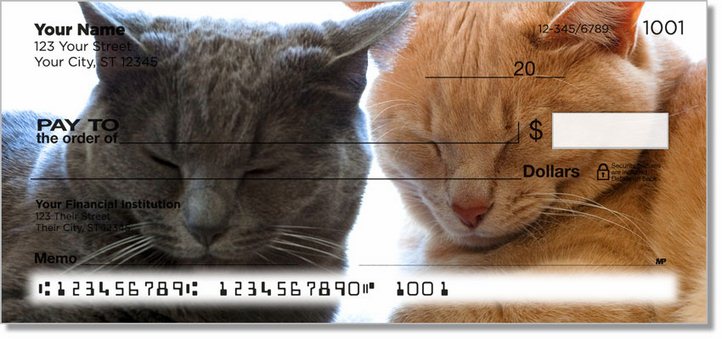Pet Cat Personal Checks