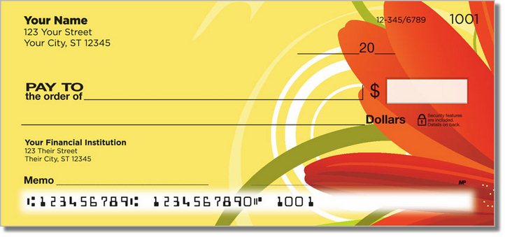Petal Power Personal Checks