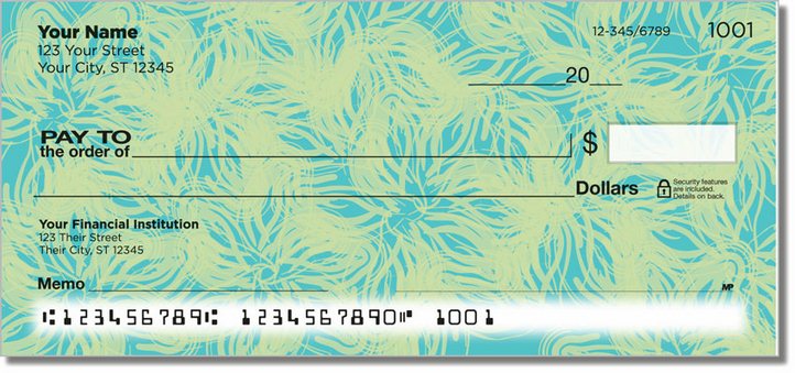 Petal Print Personal Checks
