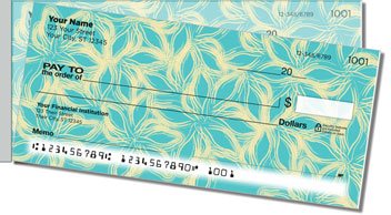 Petal Print Side Tear Design Checks
