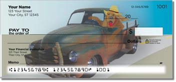 Pets in Costume Personalized Checks
