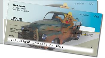 Pets in Costume Side Tear Personalized Checks
