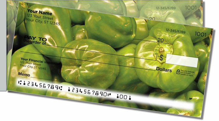 Photogenic Pepper Side Tear Personal Checks