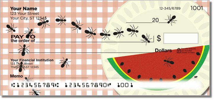 Picnic Ants Personal Checks