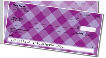 Picnic Plaid Side Tear Personalized Checks