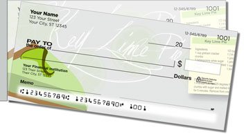 Pie Recipe Side Tear Personalized Checks