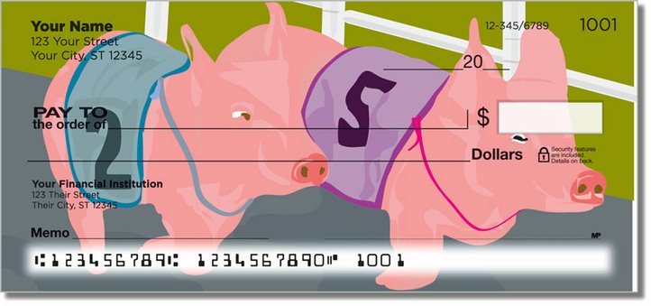 Pig Racing Personal Checks